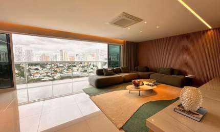 Apartamento 3 suítes, Mobiliado, 265m², Setor Marista, com vista para Ricardo Paranhos Apartamento com 3 Quarto(s) e 5 banheiro(s) à Venda, 265 por R$ 3.400.000 no setor Setor Marista VT30949