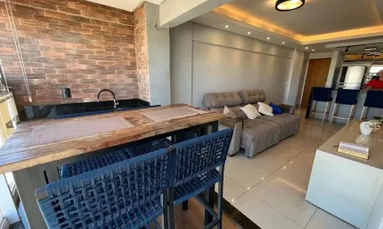 Apartamento 2 q, 1 s - mobiliado e decorado | varanda gourmet com vista livre r$ 600.000,00 apartamento com 2 quarto(s) e 2 banheiro(s) à venda, 66 por r$ 600.000 no setor setor sudoeste fl31866