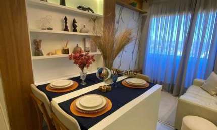 Apartamento com 2 dormitórios à venda, 47 m² por R$ 284.200,00 - Saltinho - Paulínia/SP