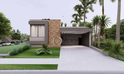 Casa com 3 dormitórios à venda, 220 m² por R$ 2.040.000,00 - Condomínio Residencial Santorini - Paulínia/SP
