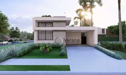 Casa com 3 dormitórios à venda, 219 m² por r$ 2.050.000,00 - condomínio residencial santorini - paulínia/sp