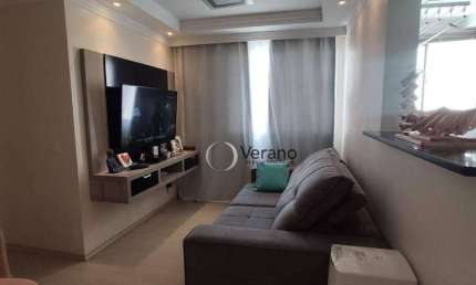 Apartamento com 3 dormitórios à venda, 66 m² por R$ 385.000,00 - Residencial Spazio Pontes do Rialto - Paulínia/SP