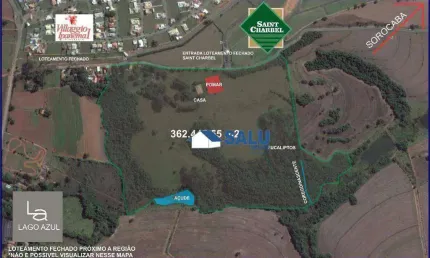 Área à venda, 365000 m² por R$ 29.200.000,00 - Araçoiabinha - Araçoiaba da Serra/SP