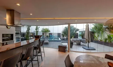 Apartamento com piscina privativa 3 dormitórios à venda, 376 m² por r$ 4.999.999 - montparnasse - balneário camboriú/sc