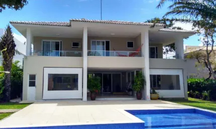 Casa com 5 dormitórios à venda, 550 m² por R$ 7.990.000,00 - Busca Vida - Camaçari/BA