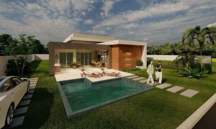 Casa com 4 dormitórios à venda, 176 m² por R$ 950.000,00 - 	barra do Jacuípe (monte Gordo) - Camaçari/BA