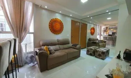 Apartamento com 2 dormitórios à venda, 43 m² por r$ 210.000,00 - abrantes - camaçari/ba