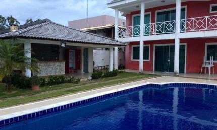 Casa com 4 dormitórios para alugar, 320 m² por R$ 6.368,33/mês - Barra do Jacuípe - Barra do Jacuípe/BA