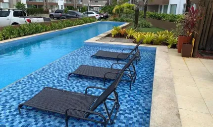 Apartamento Garden com 3 dormitórios à venda, 120 m² por R$ 610.000 - Buraquinho - Lauro de Freitas/BA