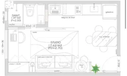 Studio com 1 dormitório à venda, 20 m² por r$ 280.000,00 - buraquinho - lauro de freitas/ba