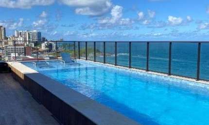 Studio com 1 dormitório para alugar, 30 m² por R$ 3.628,59/mês - Barra - Salvador/BA