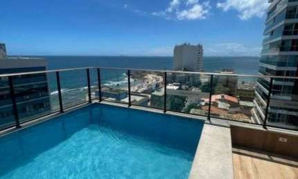 Studio com 1 dormitório, 30 m² - venda por R$ 650.000,00 ou aluguel por R$ 5.800,00/mês - Barra - Salvador/BA