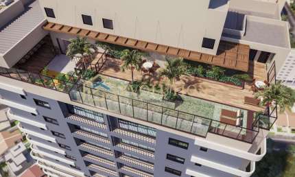 Apartamento Studio 1 Suíte Plena, Vista livre, Parque Amazonia