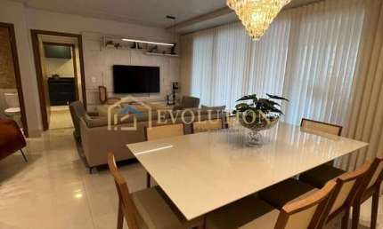 Apartamento 3 Suítes Mobiliado Setor Bueno, Varanda com Churrasqueira a carvão