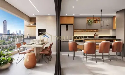 Apartamento de 3 suítes no 17º andar do Casa Neo Marista – 119m², varanda gourmet e acabamento premium!