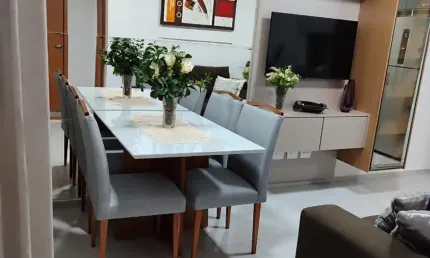 Aluga-se apartamento 100% mobiliado na região da avenida beira rio.