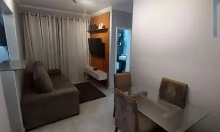 APARTAMENTO A VENDA NO COND. SPAZIO JANDAIA, 49M² , 2 QUARTOS, 1 WC SOCIAL, SALA2 AMBIENTES, COZINHA C/ PLANEJADOS, 1 VAGA COBERTA, REFORMADO.