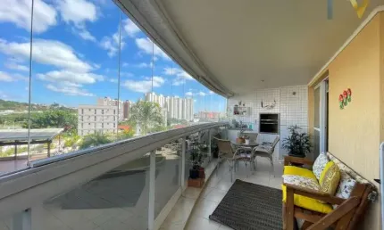 Apartamento alto padrão à venda na Rua do Retiro, Jundiaí-SP: 3 quartos(1suíte master), Varanda Gourmet, 4 vagas+depósito, 187m².