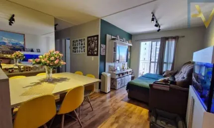 Oportunidade ímpar: Apartamento à venda em Jundiaí-SP, no Residencial Jardim Conquista, com 71m², 3 quartos, 1 vaga e móveis planejados