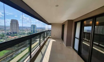 Apartamento para aluguel no Sur Le Jardin, Ribeirão Preto, SP, 4 quartos, 4 suítes