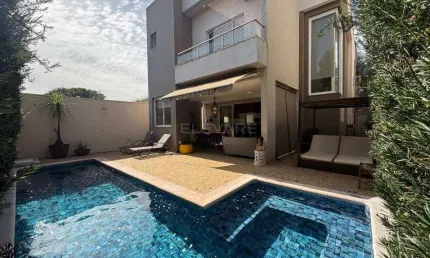 Casa em condomínio à venda no figueira branca, ribeirão preto, sp, 3 quartos, 3 suítes