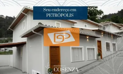 Casa &#224; venda em Petrópolis. Mosela, imóvel com 3 quartos, dentro do condomínio, Residencial Cosenza.
