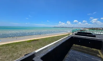 Apartamento pé na areia no Vivere resort, 93m², Ponta de Campina- Cabedelo - PB