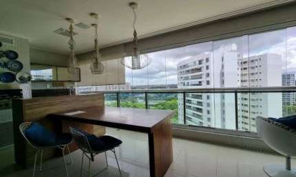 LE PARC ALUGUEL / MOBILIADO /3 SUÍTES + CLOSET + GABINETE