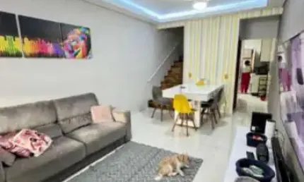 Casa para Venda em Santo André, Vila Linda, 3 dormitórios, 1 suíte, 2 banheiros, 2 vagas