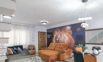 Casa para venda em santo andré, jardim las vegas, 2 dormitórios, 2 suítes, 3 banheiros, 1 vaga