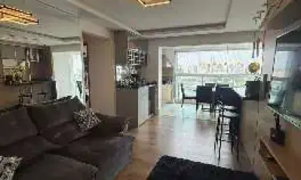 Apartamento para venda em santo andré, vila scarpelli, 2 dormitórios, 2 suítes, 3 banheiros, 2 vagas