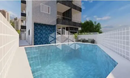 OPORTUNIDADE!!!  APTO. 02 DORMS. SACADA, ELEVADOR, VAGA COBERTA, LAZER COMPLETO. VL. MIRIM, PRAIA GRANDE SP.