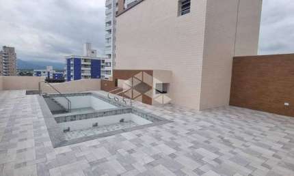 CONFORTÁVEL APTO. 01 DORM. SACADA GOURMET, 01 VAGA. 200 MTS DA PRAIA, AVIAÇÃO - PRAIA GRANDE SP.