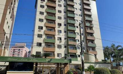 APARTAMENTO NA PRAIA. 01 DORM. 01 VAGA, 55,00 DE ÁREA ÚTIL, ELEVADOR, SACADA. VL TUPI, PRAIA GRANDE SP.