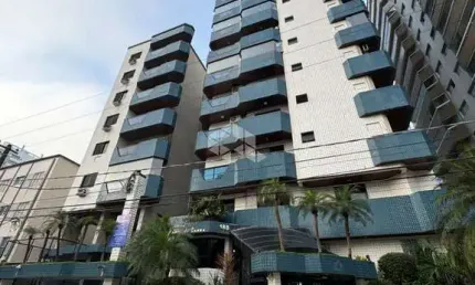 Apartamento na praia. 01 dorm. 56,59 m² área útil, 01 vaga, 300 mts da praia. guilhermina, praia grande sp.
