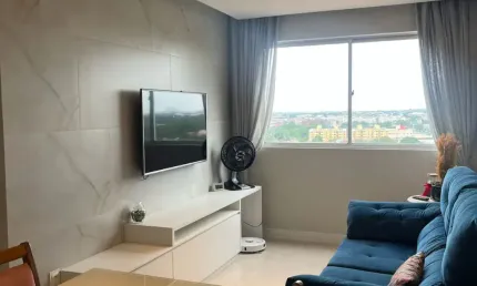 Lindo apartamento todo reformado no bairro Messejana,  com 2 quartos, projetado, 1 vaga