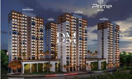 Lançamento no Parque Del Sol, com 2 quartos, 43,29m², varanda, 1 vaga, lazer completo, Prime Del Sol