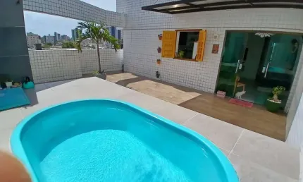 Cobertura para Venda em João Pessoa, Aeroclube, 2 dormitórios, 1 suíte, 2 banheiros, 1 vaga