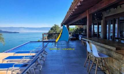 CASA DE ALTÍSSIMO PADRÃO EM ILHABELA - VISTA PARA O MAR - ESCRITURA DEFINITIVA.