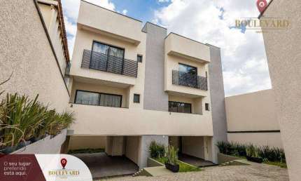 Sobrados em condomínio fechado com 3 dormitórios à venda, 153 m² por R$ 800.000 - Xaxim - Curitiba/PR