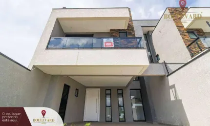 Sobrado Triplex novo, com 3 dormitórios à venda, 159 m² por R$ 979.000 - Capão da Imbuia - Curitiba/PR