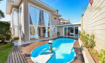 Casa no Residencial Rosergarten,  com 3 suítes à venda, 330 m² por R$ 3.500.000 - Xaxim - Curitiba/PR