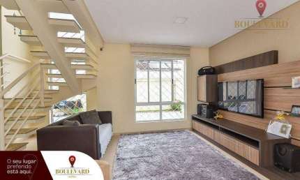 Sobrado semi-mobiliado de frente para a rua com 3 dormitórios à venda, 222 m² por R$ 1.099.000 - Guabirotuba - Curitiba/PR