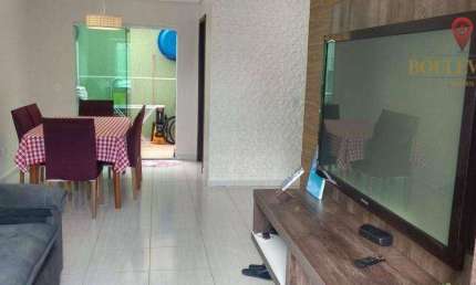 Sobrado em condomínio fechado com 3 dormitórios à venda, 118 m² por R$ 590.000 - Fazendinha - Curitiba/PR