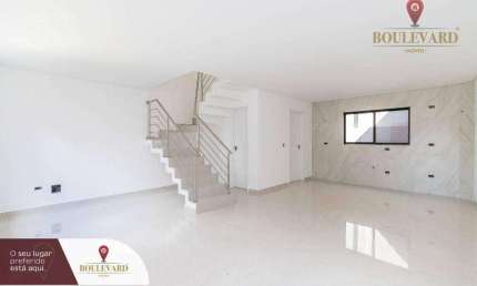 Sobrado novo, interno com 3 dormitórios à venda, 91 m² por R$ 530.000 - Santa Cândida - Curitiba/PR