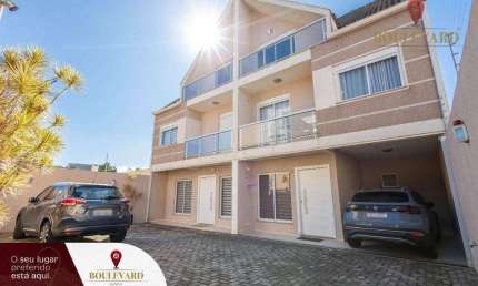 Sobrado no  Residencial Saballa,  com 4 dormitórios à venda, 178 m² por R$ 799.000 - Boa Vista - Curitiba/PR