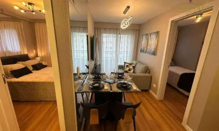 Apartamento novos no Easy com 2 dormitórios à venda, 39 m² por R$ 480.000 - Vila Izabel - Curitiba/PR