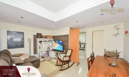 Sobrado em condomínio fechado, com 3 dormitórios à venda, 91 m² por r$ 629.000 - boqueirão - curitiba/pr
