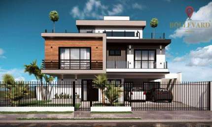Casa de esquina no Residencial Villafranca Di Verona, com 4 dormitórios à venda, 201 m² por R$ 1.450.000 - Boa Vista - Curitiba/PR