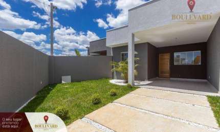 Casa térrea com quintal e 2 dormitórios à venda, 75 m² por R$ 465.000 - Jardim Cláudia - Pinhais/PR